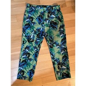 Banana Republic floral cropped pant
